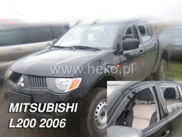 Ветробрани за Mitsubishi L-200 от 2015 за предни и задни врати - Heko