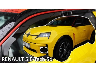 Ветробрани за Renault 5 E-TECH Electric, 5 врати от 2024г за предни и задни врати - Heko