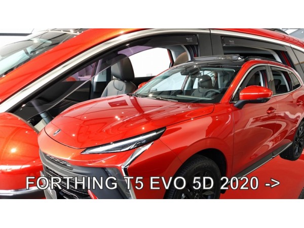 Ветробрани за FORTHING T5 EVO, 5 врати от 2020г за предни и задни врати - Heko