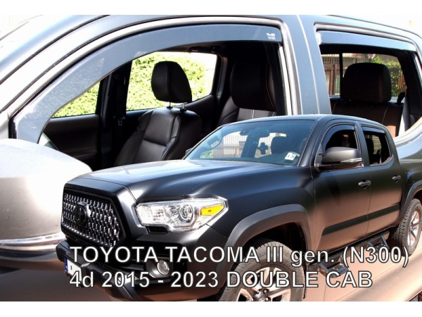 Ветробрани за Toyota Tacoma III N300 от 2015-2023, DOUBLE CAB за предни и задни врати - Heko