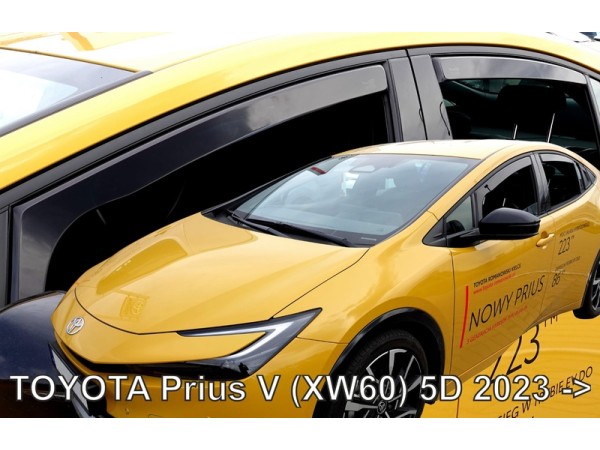 Ветробрани за Toyota Prius V XW60 с 5 врати от 2023г за предни и задни врати - Heko
