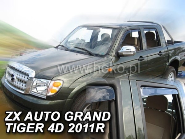 Ветробрани за AZ AUTO GRAND TIGER, 4 врати от 2011г за предни и задни врати - Heko