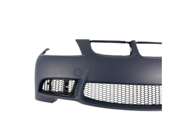 Предна броня за BMW E90 / E91 2005-2008 - M3 дизайн без отвори за халогени, без отвори за пръскалки, с и без парктроник грундирана
