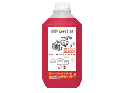 Антифриз червен G12 концентрат 1л - Geosim