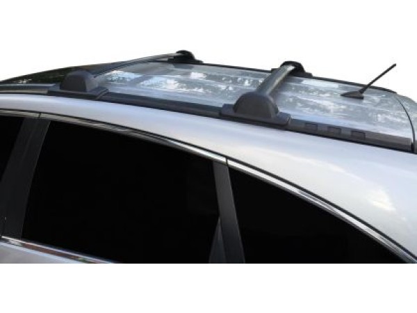 Напречни греди за багажник за Honda CRV III 2007-2011 - черни за фабрични отвори