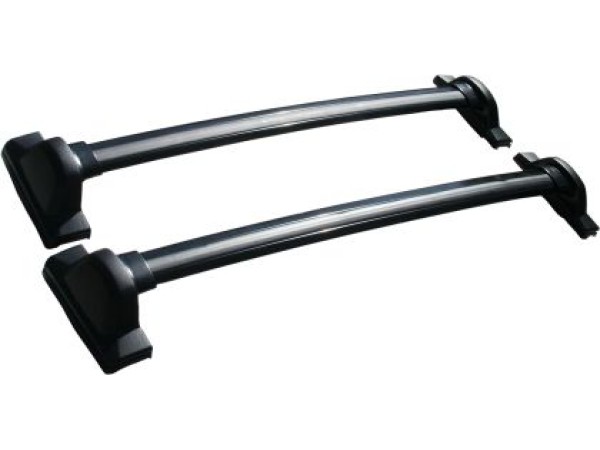Напречни греди за багажник за Honda CRV III 2007-2011 - черни за фабрични отвори