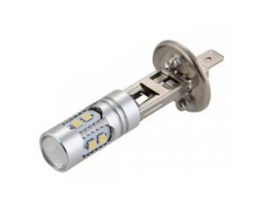 Диодна крушка H1 10W с 10 диода 2323 по 1W Cree и лупа