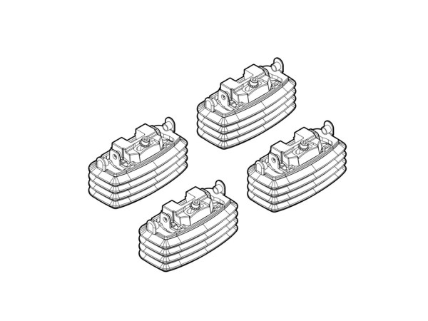 Монтажен кит за Fiat Multipla - fixpoint 11/1998>12/2010 за греди Nordrive