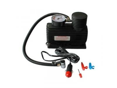 Компресор за гуми с манометър, 12V с букса за запалка