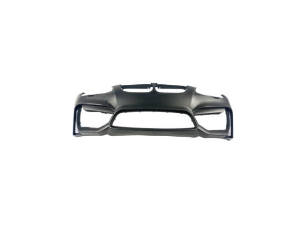 Предна броня за BMW E92 2005-2009 - M4 дизайн с добавка и отвори за халогени