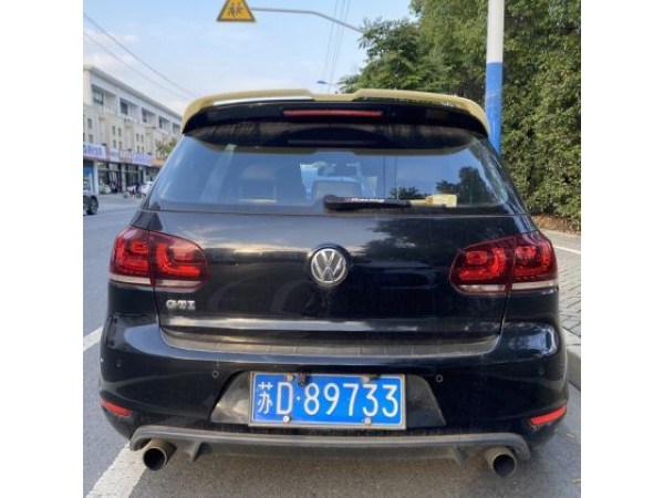 Спойлер антикрило за Volkswagen Golf 6 GTI 2008-2013 - черен гланц