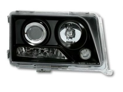 Кристални фарове за Mercedes W124 (1993-1995) - черни