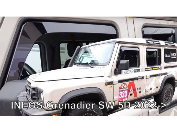 Ветробрани за Ineos Grenadier/ Quartermaster Pickup, 4/5 врати от 2022г за предни и задни врати - Heko Ветробрани за Ineos Grenadier/ Quartermaster Pickup, 4/5 врати от 2022г за предни и задни врати - Heko