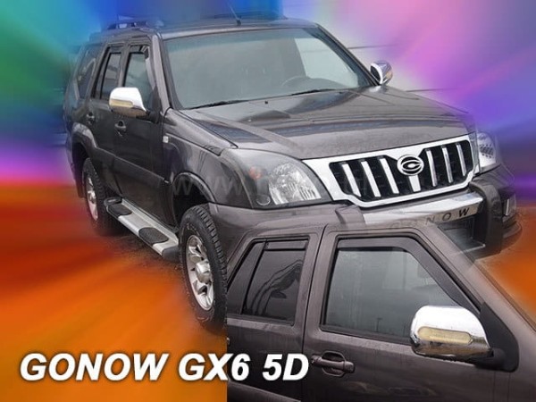 Ветробрани за GONOW GX6 с 5врати от 2006г за предни и задни врати - Heko