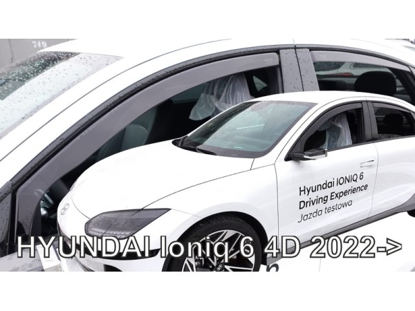 Ветробрани за Hyundai Ioniq 6, 4 врати от 2022г за предни и задни врати - Heko