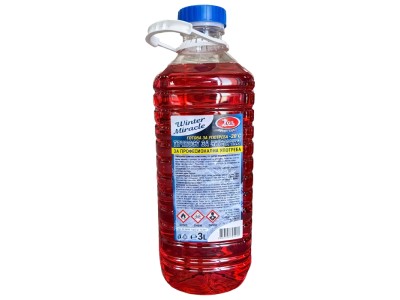 Течност за чистачки зимна -20С Zoil - 3 литра готова за употреба