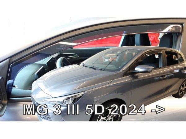 Ветробрани за MG 3 III с 5 врати от 2024г за предни врати - Heko