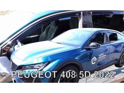 Ветробрани за Peugeot 408, 5 врати от 2022г за предни и задни врати - Heko