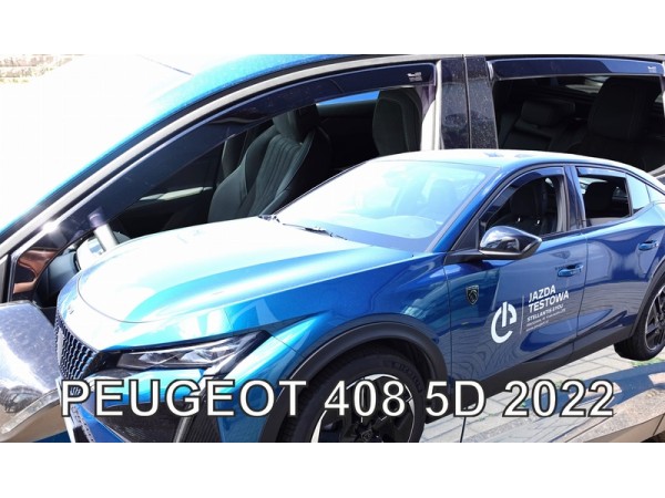Ветробрани за Peugeot 408, 5 врати от 2022г за предни и задни врати - Heko Ветробрани за Peugeot 408, 5 врати от 2022г за предни и задни врати - Heko