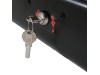 Автобокс 180x78x40cm с 85 mm крепежи, с ключ, 430 литра, черен гланц - Junior Easy