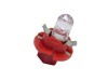 Лед крушки тип B8.4D 12V / 2W червен