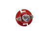 Лед крушки тип B8.4D 12V / 2W червен