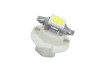 Лед крушки тип B8.4D 12V / 2W бял