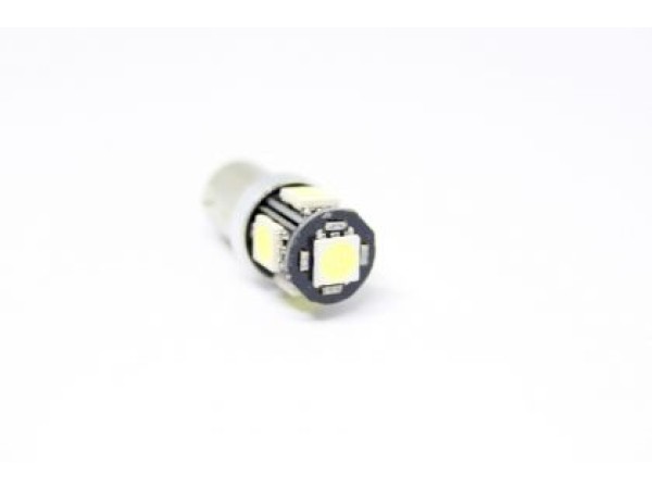Лед крушки тип BA9S Canbus с 5 SMD диода срещуположни