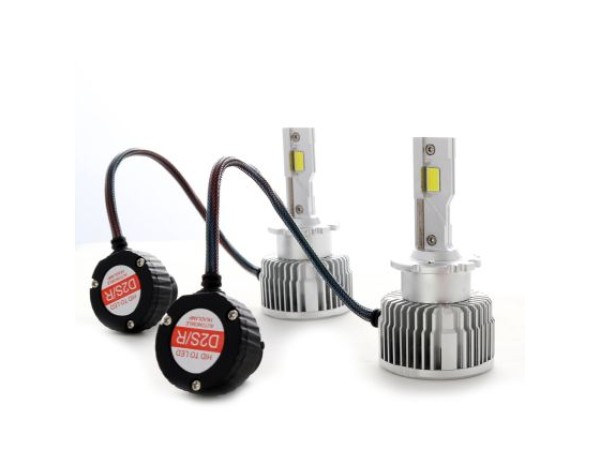 Лед крушки - Led система D2S D2R за подмяна на фабричен ксенон 50W - Canbus 6000K - 100% по силни от фабричен ксенон