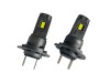 Лед крушки - Led система Н7 за фарове Plug-N-Play за директен монтаж - 90 000 Лукса, 22W 6000K - 900% повече светлина