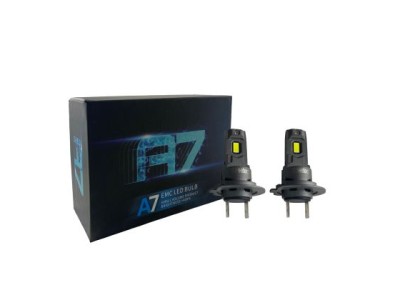 Лед крушки - Led система Н7 за фарове Plug-N-Play за директен монтаж - 90 000 Лукса, 22W 6000K - 900% повече светлина