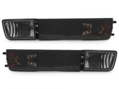 Кристални мигачи с халоген за Golf 3 / Vento - черни