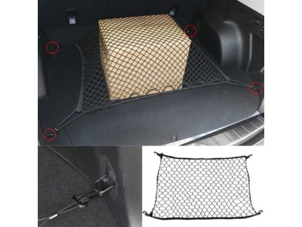 Мрежа за багаж с куки 80х80см.