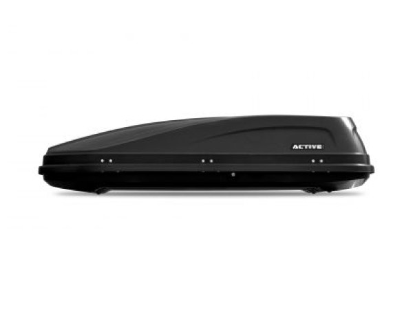 Автобокс ACTIVE M 187x88x44cm с двустранно отваряне с ключ, 450 литра - черен