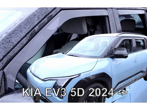 Ветробрани за Kia EV3, 5 врати от 2024г за предни и задни врати - Heko