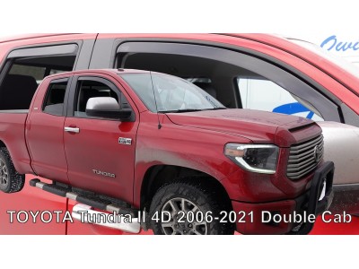 Ветробрани за Toyota Tundra Double Cab, 4 врати 2006-2021 за предни и задни врати - Heko