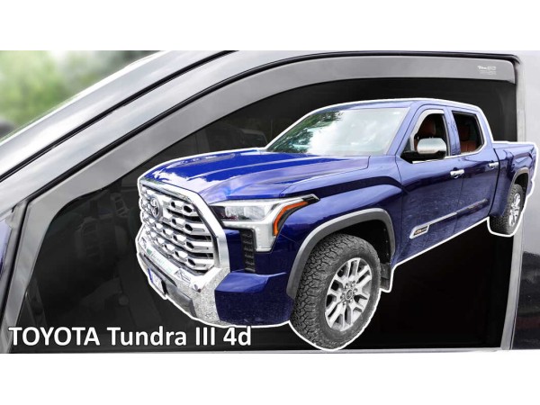 Ветробрани за Toyota Tundra III CrewMax, XK70 от 2021г за предни врати - Heko