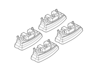 Монтажен кит за Mercedes B-class W246 - fixpoint 10/2011>01/2019 за греди Nordrive