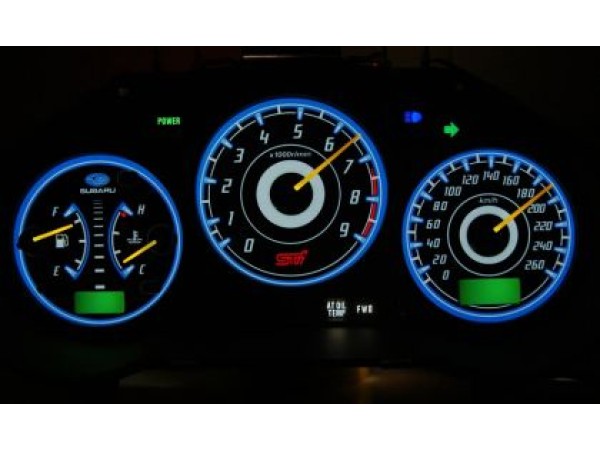 Плазмени циферблати SUBARU IMPREZA WRX/STI (00-07)