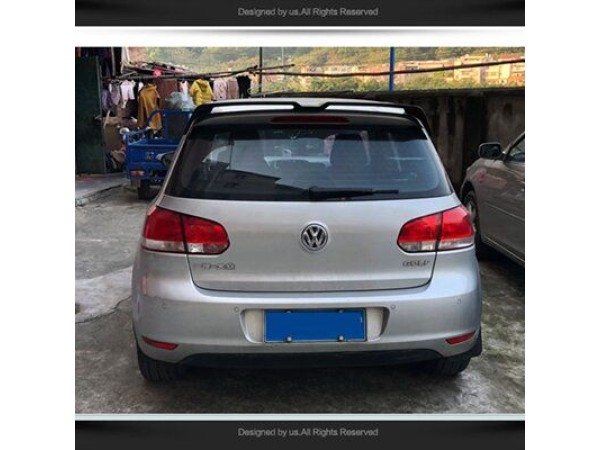 Спойлер антикрило за Volkswagen Golf 6 2008-2013 OTR Style - черен гланц