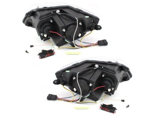 Кристални фарове Angel Eyes BMW Z4 (03-09) - CCFL черни