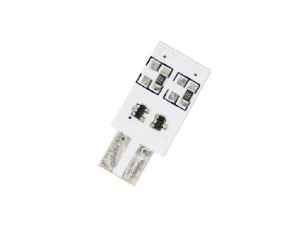 Лед крушки тип T10 с 4 SMD диода от едната страна