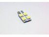 Лед крушки тип T10 с 4 SMD диода от едната страна