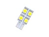 Лед крушки тип T10 с 4 SMD диода от едната страна