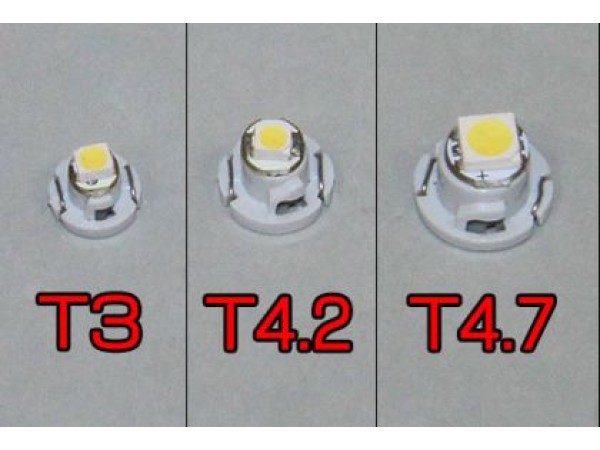 Лед крушки тип T4.2 2W червен