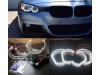 Диодни Ангелски Очи за BMW E90 - U-Design Crystal бели