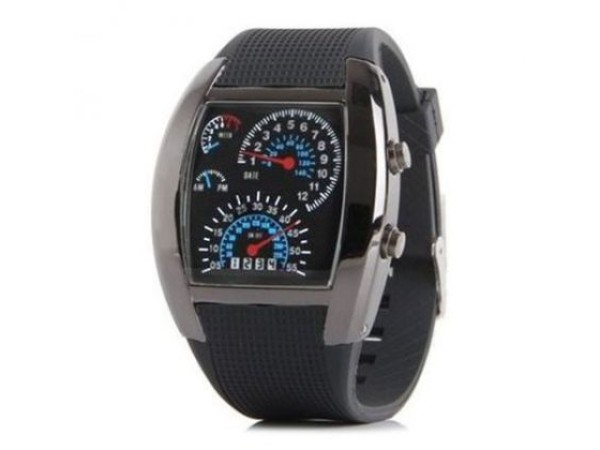 Спортен Часовник - RPM Turbo Дизайн - черен