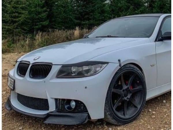 Вежди за фарове BMW E90 2005-2012 - черни гланц Вежди за фарове BMW E90 2005-2012 - черни гланц