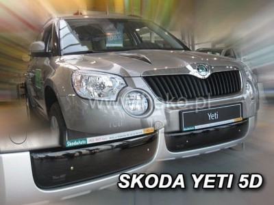 Зимен дефлектор за Skoda Yeti 2009-2013 за решетката на предната броня - Heko