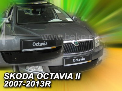 Зимен дефлектор за Skoda Octavia II 2007-2013 за решетката на предната броня - Heko